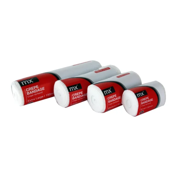 Crepe Bandage 100mm x 4.5m - Clips(12's)