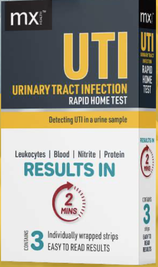 Urinary Tract Infection Test - 3 strips per box