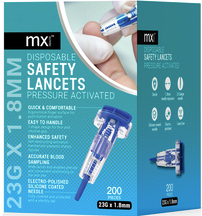 Safety Lancets 200's - 23G x 1.8mm