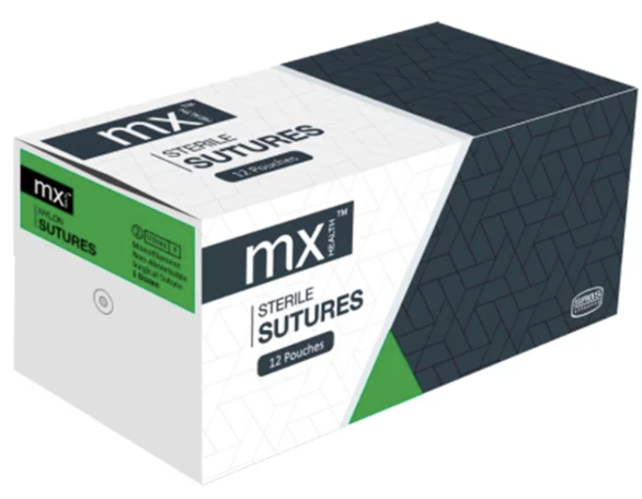 Suture Nylon 2/0 RC 3/8 26mm-70cm