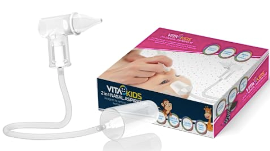 2 in 1 Nasal Aspirator(manual and vacuum function)