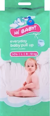 Hi Baby Pull-ups Diapers Large 8-12kg 50