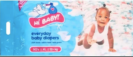 Hi Baby Everyday Diapers XL12kg+ 50