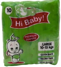 Hi Baby Everyday Diapers Large 10-15kg 10