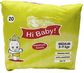Hi Baby Everyday Diapers Med 5-9kg 20