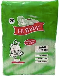 Hi Baby Everyday Diapers Large 8-12kg 20