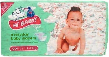 Hi Baby Everyday Diapers Large 8-12kg 100