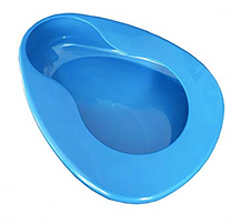 Bedpan Plastic Blue 1