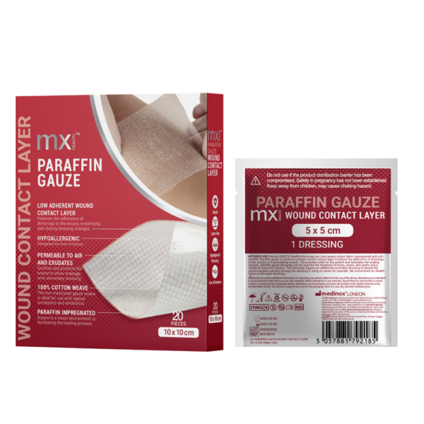 Paraffin Gauze 10x10cm (20pcs)