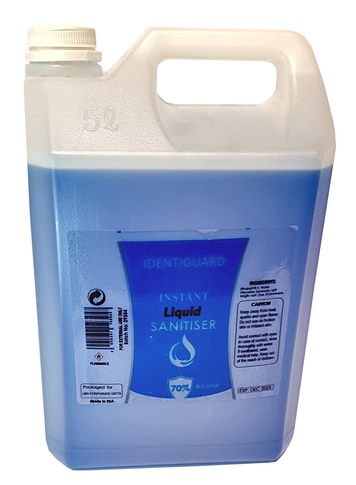 Hand Sanitiser & Surface Clean 70% Alcohol 5 Litre