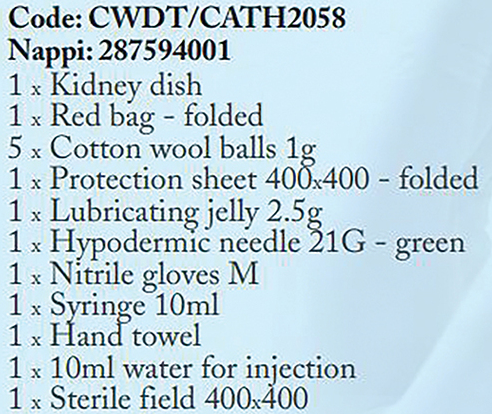 Dress Tray Catheter Costiway - Image 2