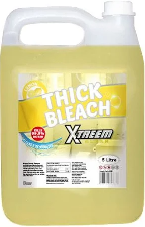 Xtreem Thick Bleach Citrus Lemon - 5 Litre