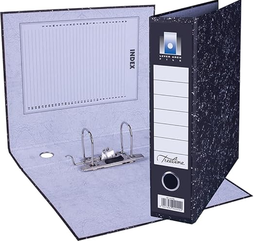 A4 Upright Lever Arch File - Various Colours