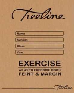 A5 Exercise Books - A5 48 pg Feint & Margin