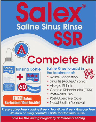 SALEX SSR KIT SALINE SINUS RINSE