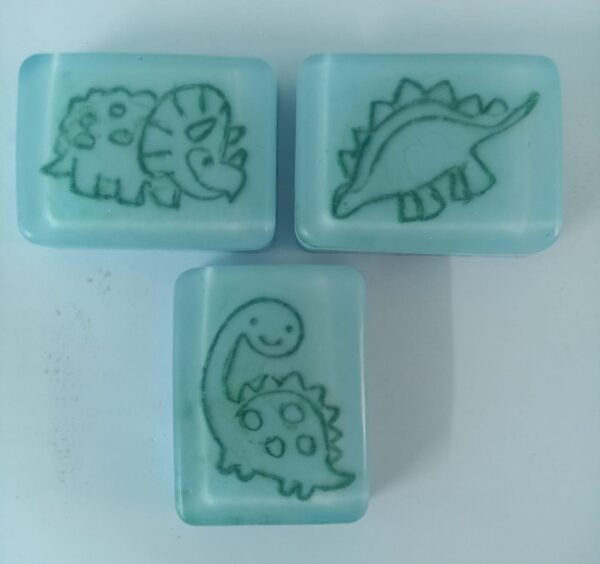 Dinosaur soap