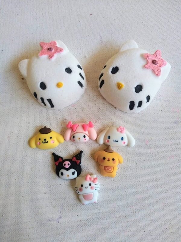 Hello Kitty bath bombs