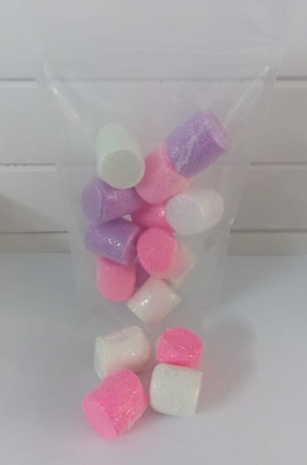 Marshmallow bath bombs
